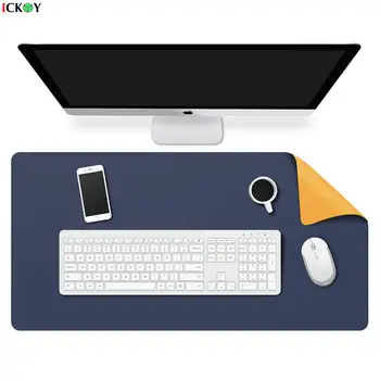 

Multi-functional Office Desk Pad Ultra Thin PVC Leather Waterproof Mouse Mat Pad Keyboard Protector 31.5X15.74 Inches 80*40cm