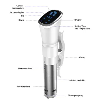 

Low-temperature Vacuum Finely Slow Cooking Steak Machine Sous Vide Machine Cooker Powerful Immersion Circulator