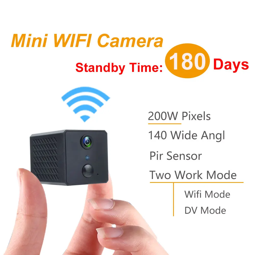 Мини Wi Fi камера HD 1080P с ночным видением микро ИК датчиком мини видеокамера