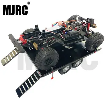 

Double Axis Metal Alloy Flatbed Trailer 420mm*250mm For 1/10 Rc Crawler Trx4 Rc4wd D90 Scx10 Vs4-10 Jimny Gen8 Wraith