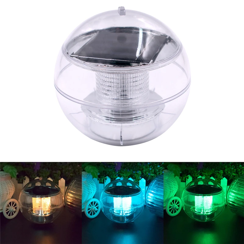 

Underwater Lights for Pools Waterproof LED Pool Solar Power Multi Color Changing Water Drift Lamp Floating Light Dropship