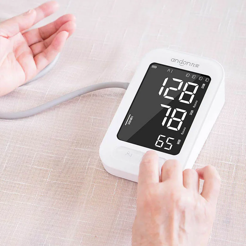  Xiaomi Andon Automatic Digital Blood Pressure Monitor Heart Rate Monitor Counter Portable Pulsomete