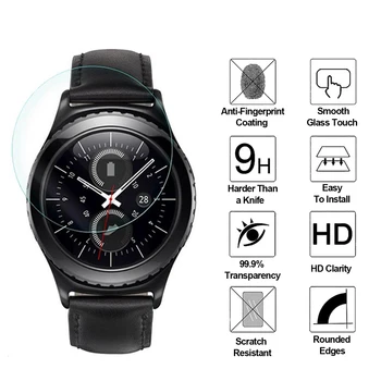 

Gosear 4PCS Full Coverage Tempered Glass Scratchproof TPU Explosion-proof Screen Protector Film for Huawei Watch GT2 42/46mm