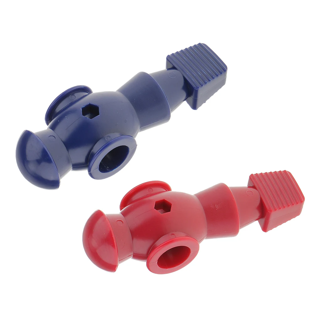 2pcs 5/8' Foosball Man Table Guys Man Soccer Player Part For Dynamo Table - Red & Blue
