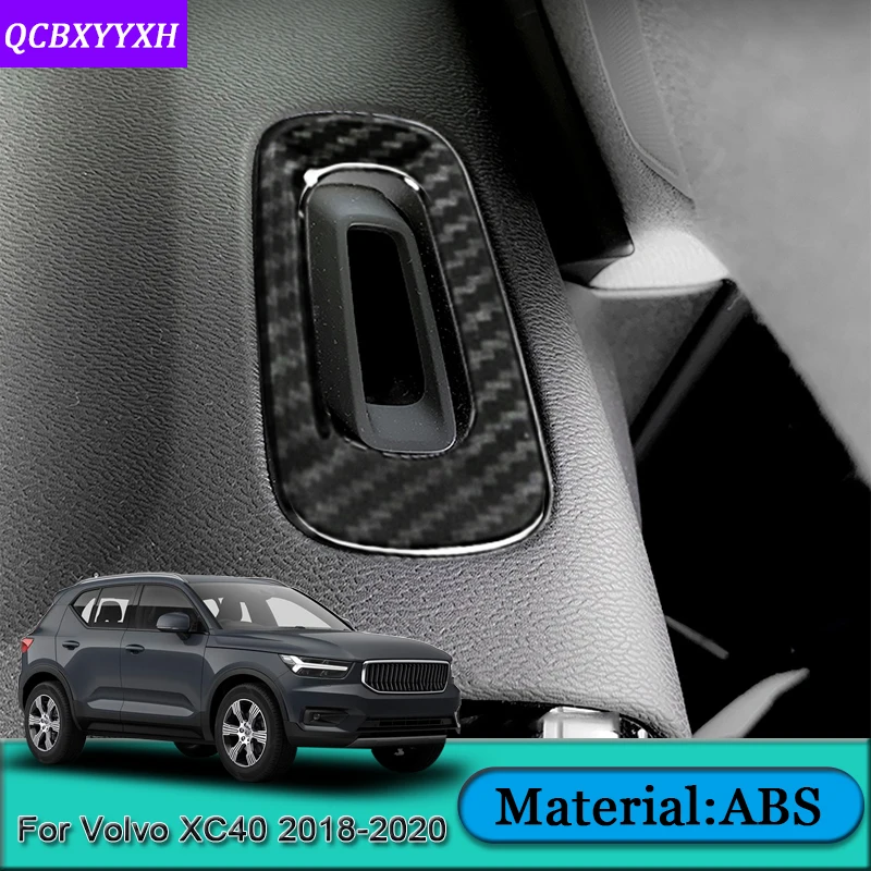 Автомобильный Стайлинг для Volvo XC40- Автомобильная рамка приборной панели кондиционера крышка выхода наклейки с блестками Аксессуары для автомобилей