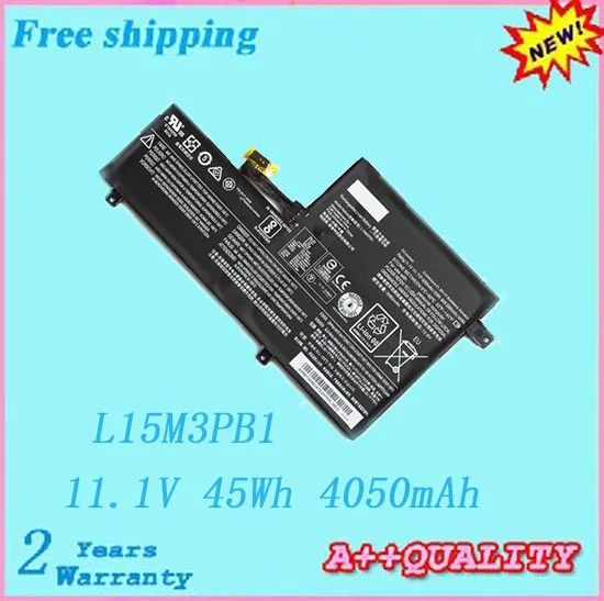 Аккумулятор для ноутбука lenovo L15M3PB1 5B10K88047, 5B10K88048, 5B10K88049