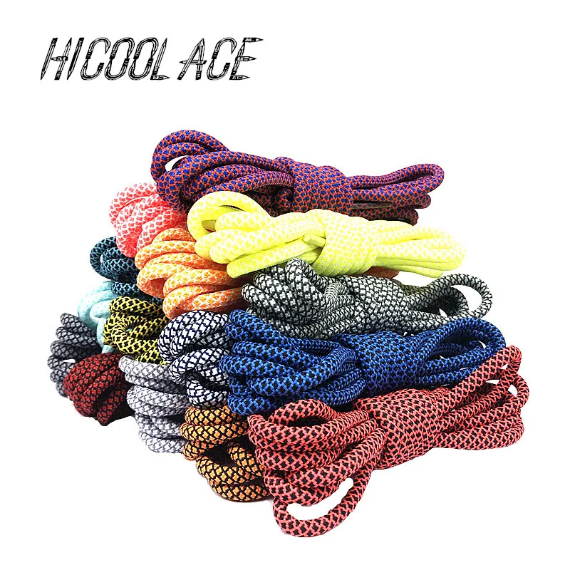 2023 New 47" Hiking Walking Shoelaces Two Toned Rope Laces Replacement