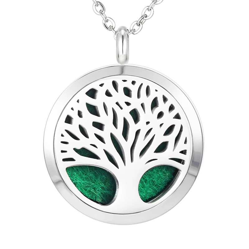 352 Essential Oil Diffuser Locket Pendant Necklace