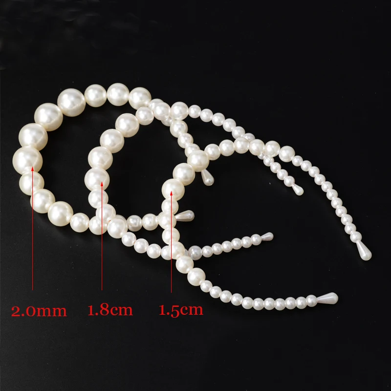 Trend Fashion Luxury Big Pearl Headband for Women Hair Band Girls Hairbands Party Pearl Girls Hair Accessories jewelry accessories hair accessory hair headdress