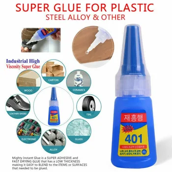 

Super Glue Liquid Glue Strong Adhesive Household Repair Glue For Metal Ceramics Plastic Glass Rubber Leather Wood New