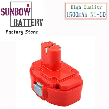 

1500mAh 18V Ni-CD Rechargeable Battery Replacement for Makita Cordless Electric Drills 1822 1823 1833 1834 1835 183 Power Tool
