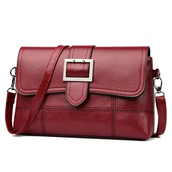 

Designer Women Shoulder Bag Fashion Handbag And Purse Pu Leather Crossbody Bags For Women New Red