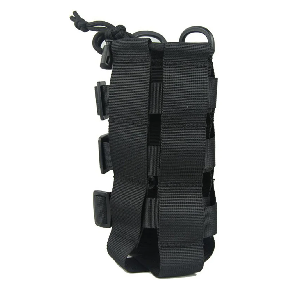 

Durable Camouflage Print Military Fishing Carrier Drawstring Camping Oxford Cloth Bottle Pouch Kettle Pocket Outdoor Tactical