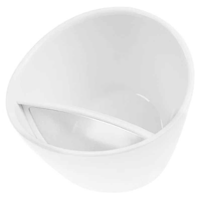 Чайная чашка фильтр пластиковая наклонная чайная чашка Опрокидывающаяся чайная чашка Персонализированная умная чайная чашка наклонная чашка с заваркой белая