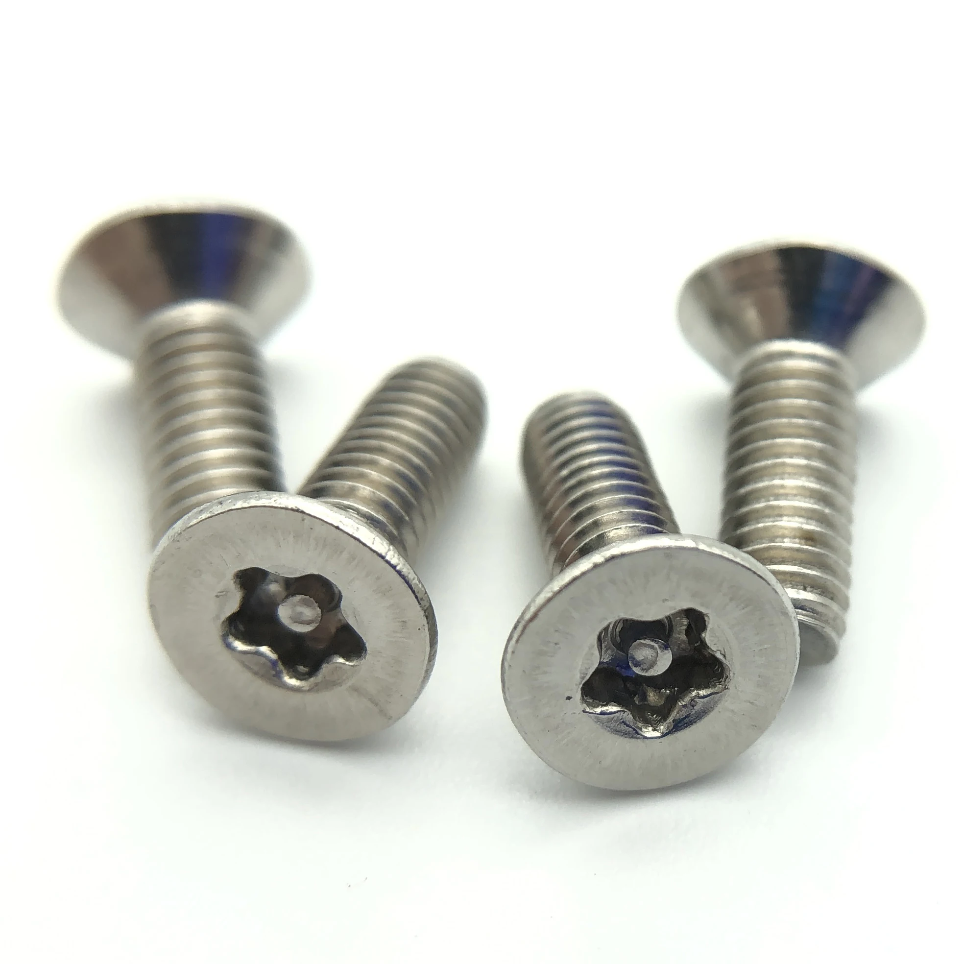 M3 M4 M5 M6 Flat Security Screws Pentagon Torx With Column Countersunk