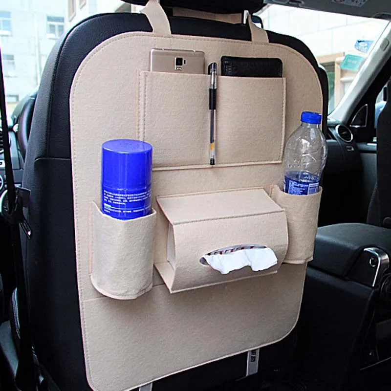 

1PCS car universal seat storage bag auto parts for Geely Vision SC7 MK CK Cross Gleagle SC7 Englon SC3 SC5 SC6 SC7 Panda