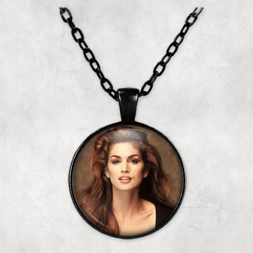 Cindy Crawford индивидуальное фото ожерелье ювелирные изделия с картинами s подвески