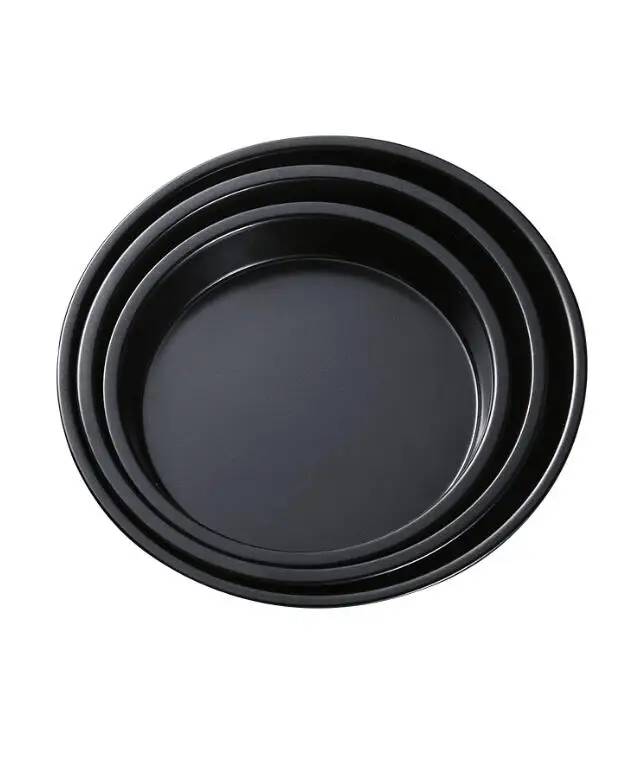 Non-Stick Pizza Pan Single Wheel Cut Bakeware Plate Round Deep Dish Pan Tray Mold Baking Tools