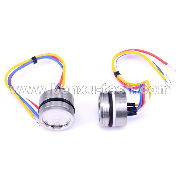15.8 or 19mm in Diameter 10kPa to 100MPa Piezoresistive Diffused Silicon Pressure Sensor