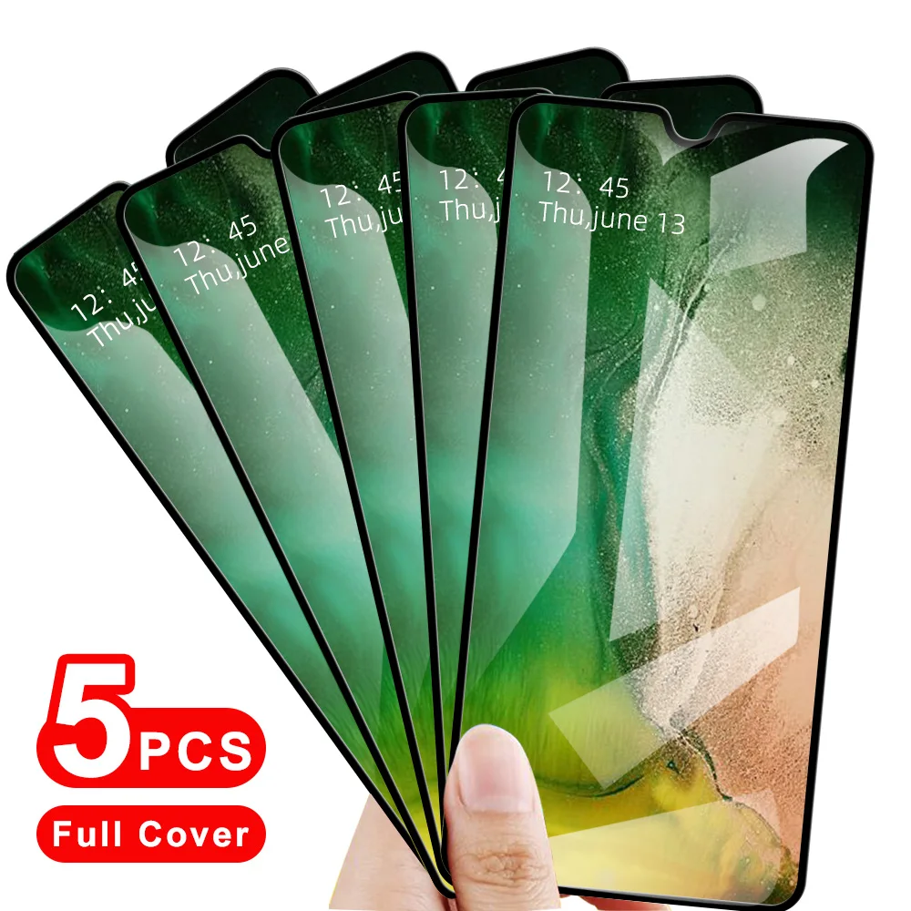 5 шт. закаленное стекло для samsung A70 A40 A50 A50S A10 A20 A20S A30S A40S A60 Защита экрана M10 M20 M30