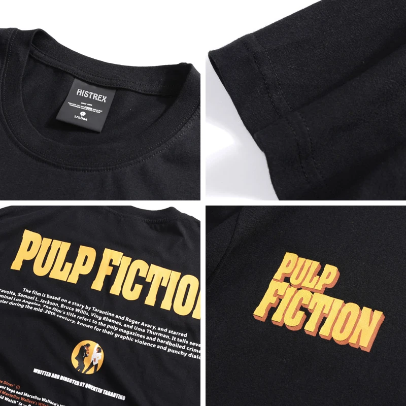 Camiseta de Quentin Tarantino para hombre y mujer, ropa de calle
