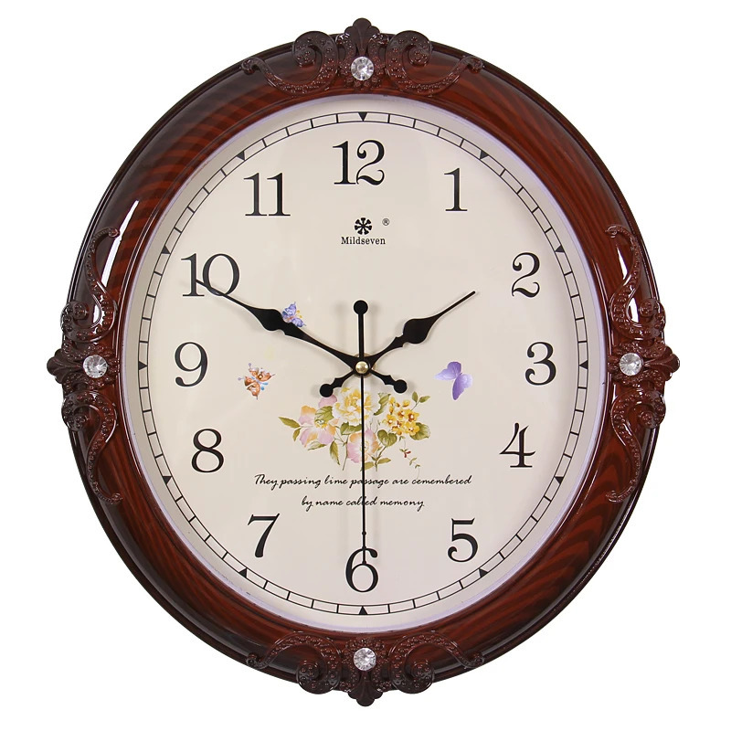 

European Large Wall Clock Vintage Wall Watch Mechanism Living Room Decoration Quartz Horloge Murale Design Moderne Decor SC242