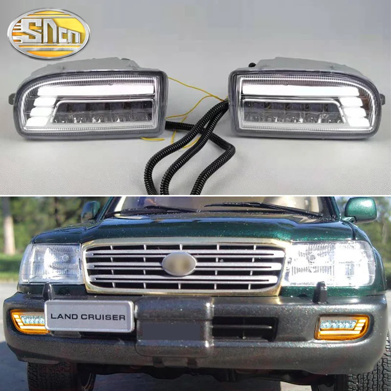 2 шт. туман светильник для Toyota LAND CRUISER 100 LC100 1998-2007 Галогенные Противотуманные лампы