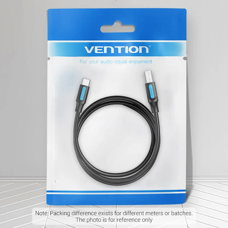 Vention USB C-USB 유형 B 3.0 MacBook Pro용 케이블 HP Canon Brother Epson Dell 삼성 프린터 유형 C 프린터 사각형 코드