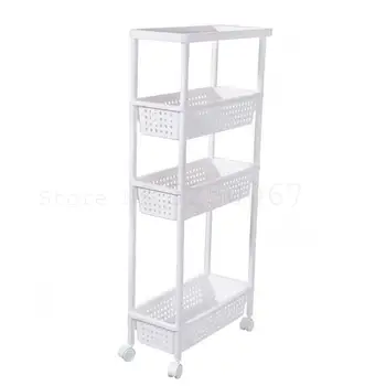 

Land Shelf Type Toilet Bathroom Toilet Bathroom Floor Plastic Multi-layer Receive Rack Shelf