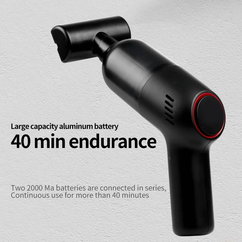Car Vacuum Cleaner Handheld Portable Wireless Electric Vacuum Cleaner 8000Pa Strong Suction Car Household Dual-Use Mini Cleaner