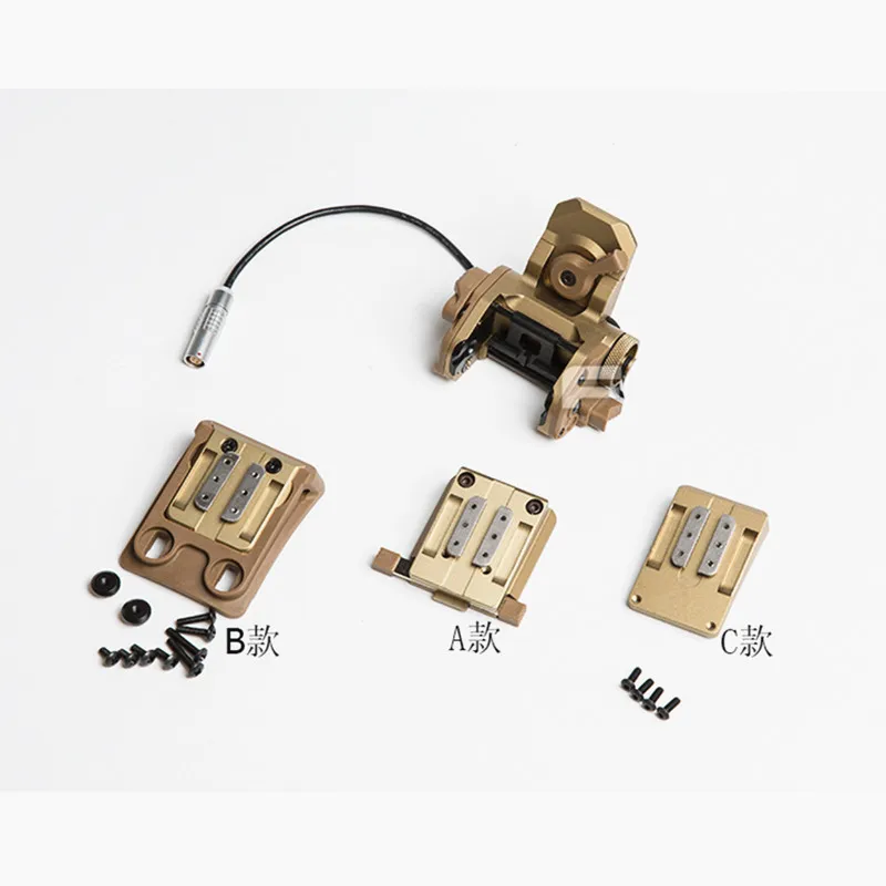 New Tactical Functional GSGM NVG BK/DE Mount Helmet Mount TB1301