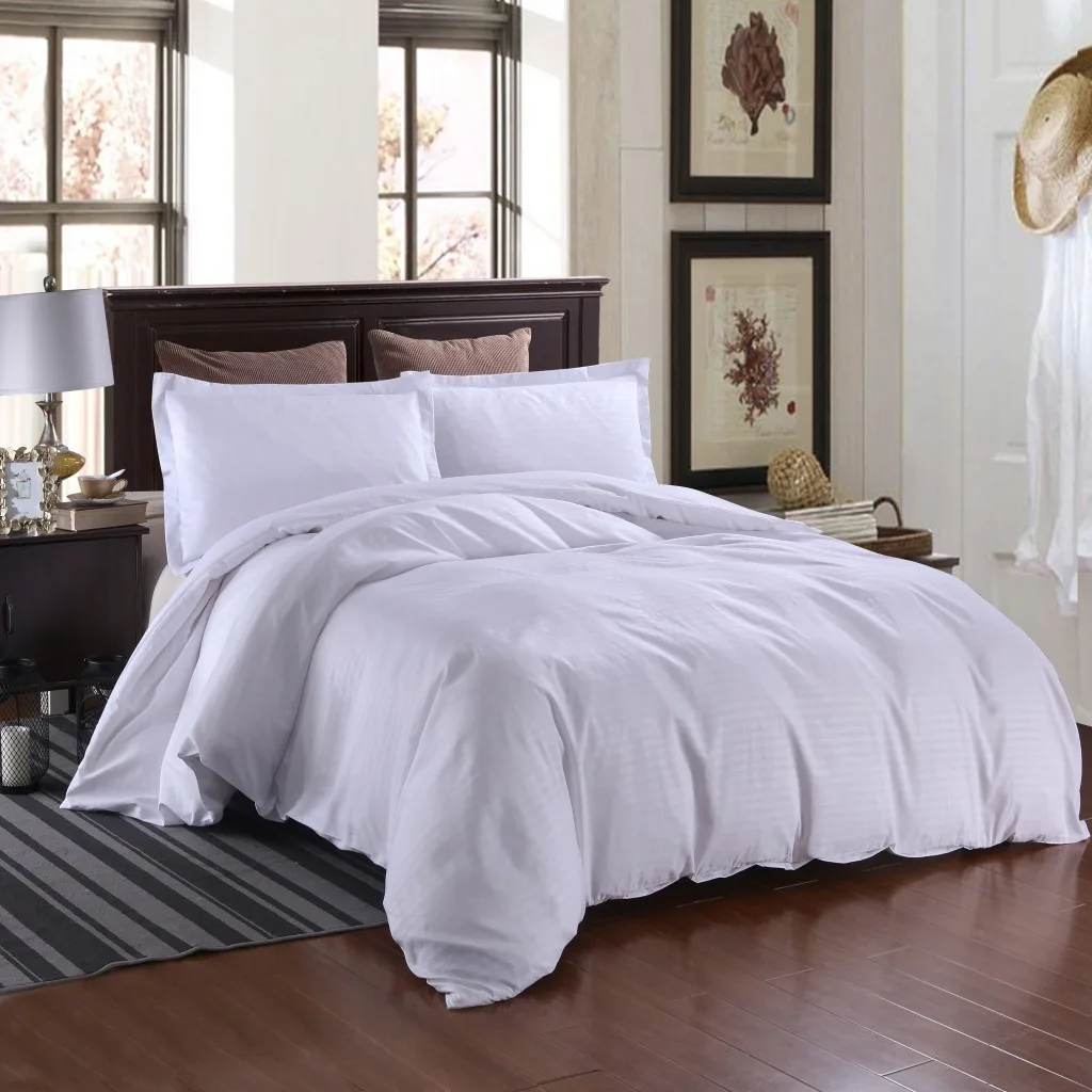 Отель атласная полоса сплошной цвет школьные постельные принадлежности Артикул текстильное одеяло