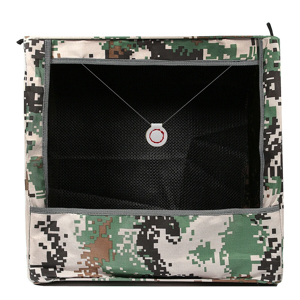 Ferramenta Pano Portátil Camuflagem Reciclar Munição Alvo Catapulta Tiro Caça Dobrável Case Prática Estilingue 14 Cheap Arco e flecha