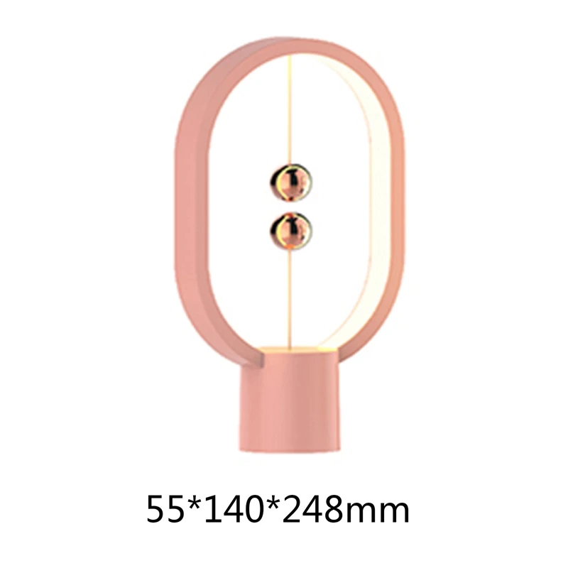 Mini hengpro usb recarregável equilíbrio led candeeiro