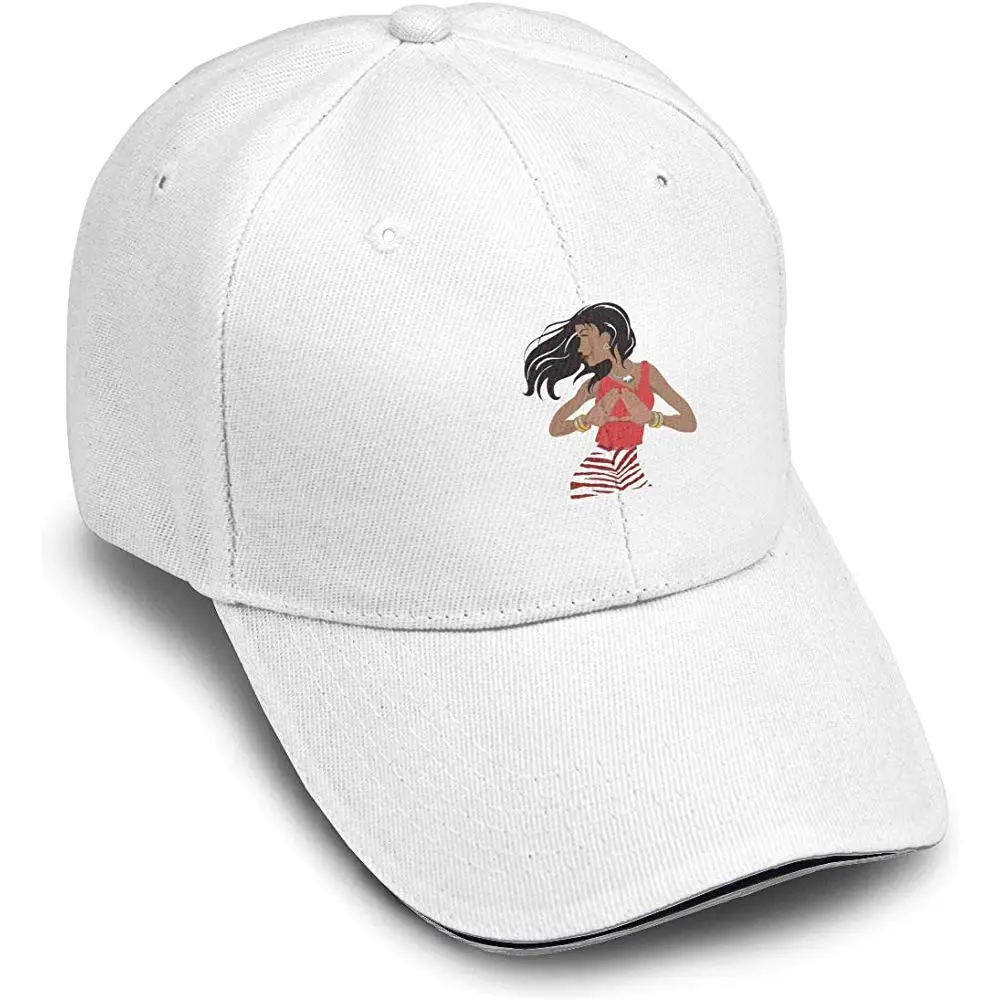 ISABEL HEWITT Delta Sigma Theta сердце ручная Регулируемая модная женская мужская кепка бейсболка Простая Дорожная белая