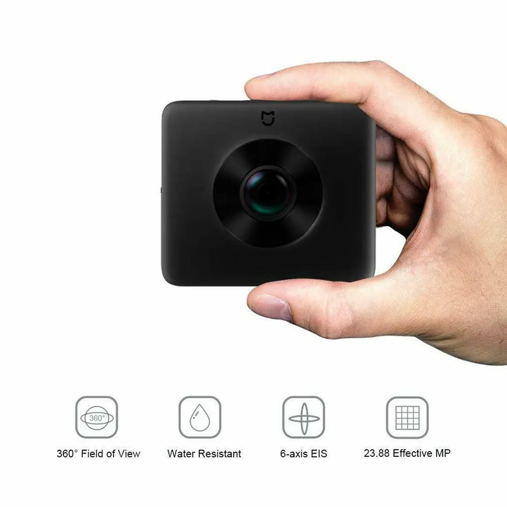 

Xiaomi Mijia Panoramic Camera Mi Sphere 360 Camera Sports Cam Ambarella A12 23.88MP Camera 3.5K Video Recording WiFi Bluetooth