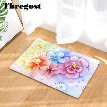 

Thregost Scenic Pattern 3D Doormat Microfiber Soft Bedroom Living Room Floor Rug Machine Washable 40x60cm Bathroom Carpet