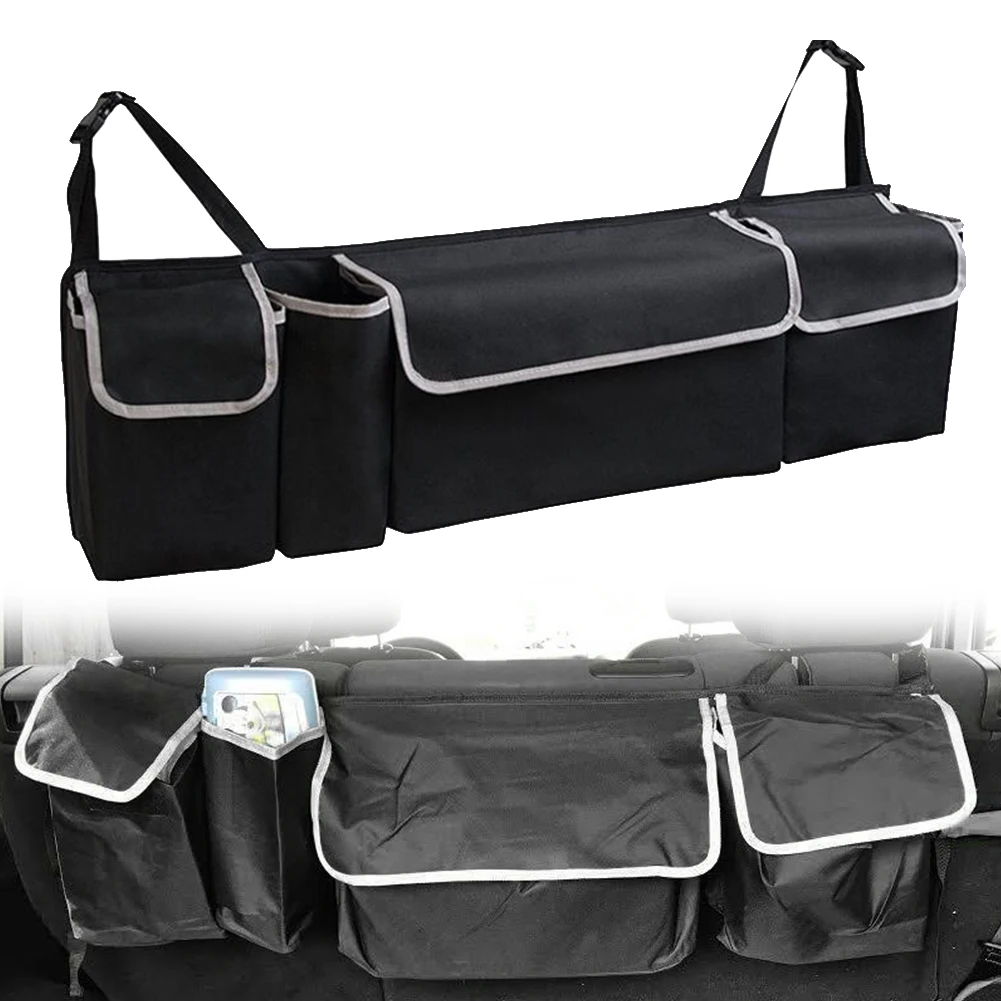 Heavy Duty Fold-able 4 Pocket Car Boot Trunk Storage Tidy Organiser Hanging