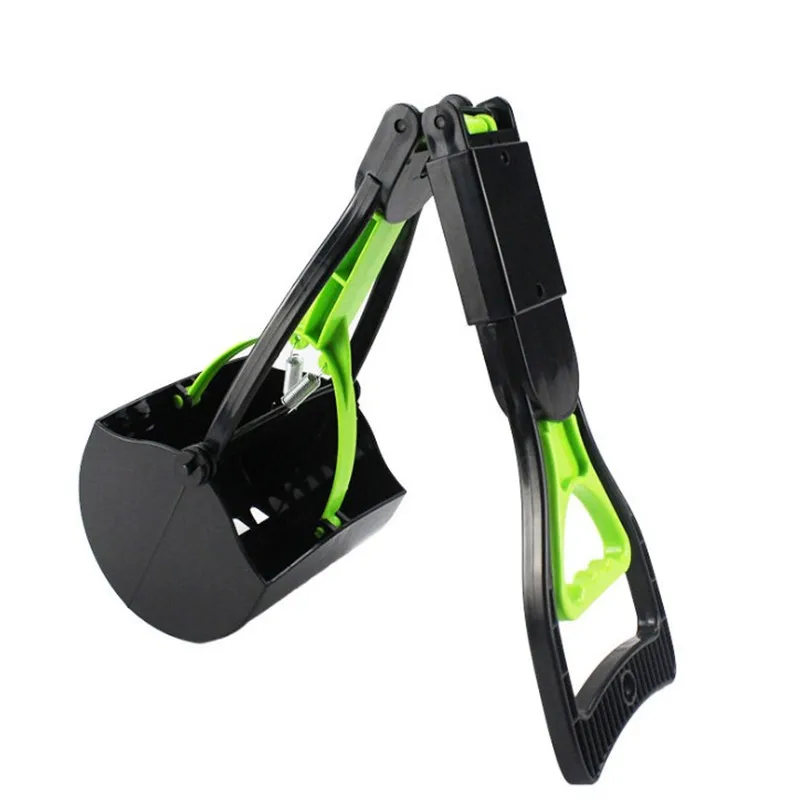 Green Pet Pooper Scooper с длинной ручкой захват, совок для уборки собачьих экскрементов очистка уборки животных отходов собак щенков кошек отходов уборщик er инструменты для уборки на открытом воздухе - Цвет: Green