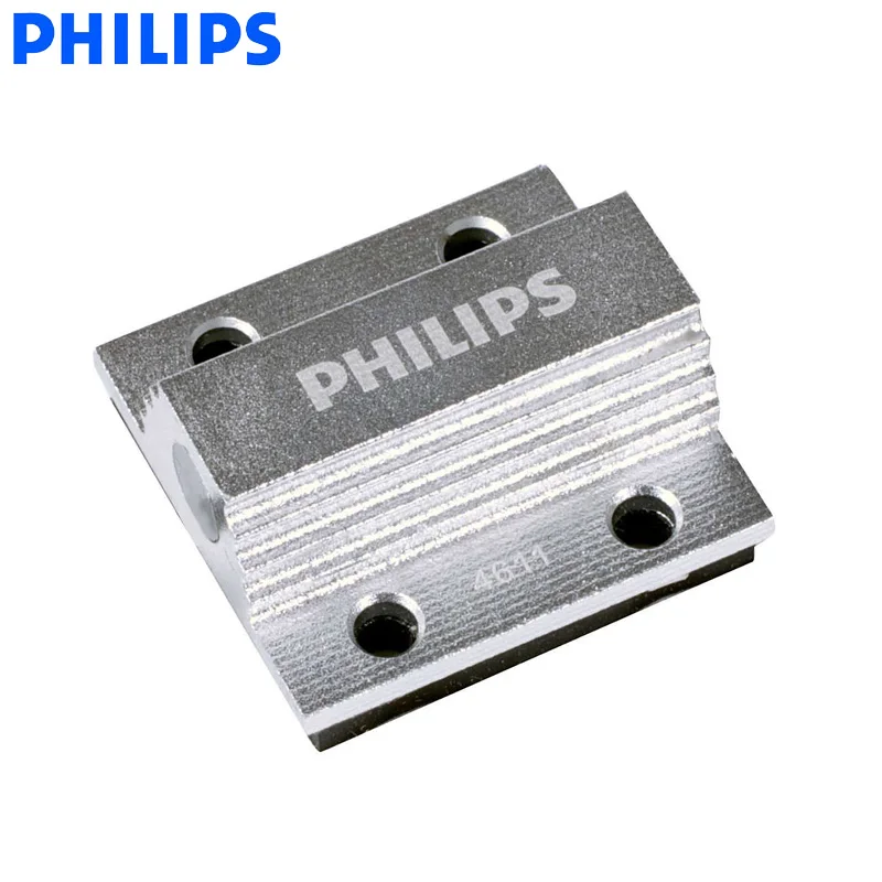 Philips светодиодный Canbus CEA 5 Вт Предупреждение предупреждающий подавитель для T10 W5W без ошибок Избегайте сбоя сигнал 12956X2, пара