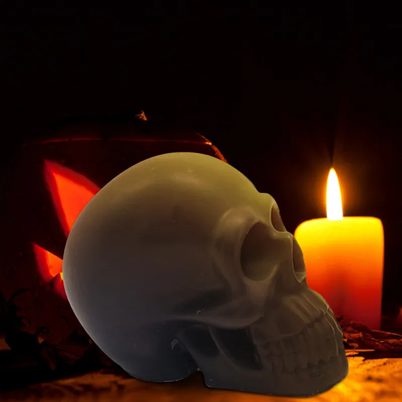 Handmade Skull Candles 