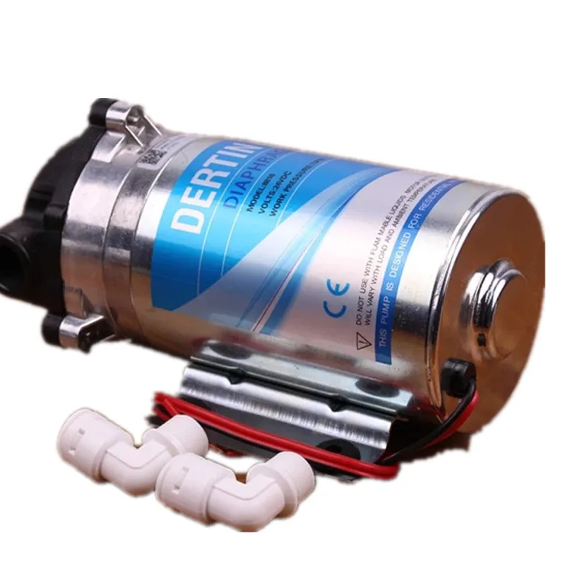 Мембранный насос 400gpd 36 В постоянного тока RO Booster высокого давления вакуумный фильтр для воды детали системы