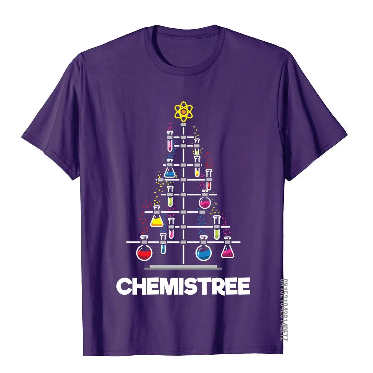 Chemistree Sweatshirt Funny Science Christmas Tree Men Women__B6926purple