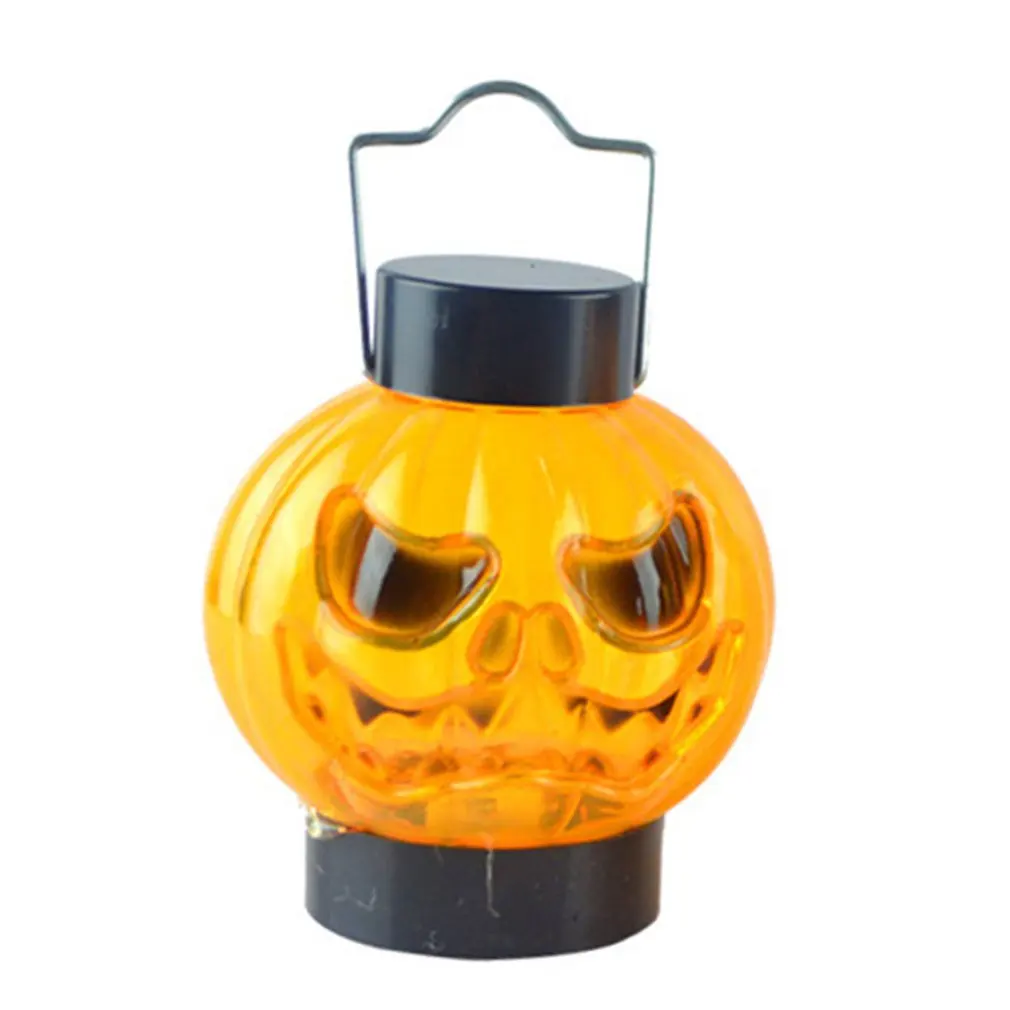 Хэллоуин мобильное лицо Тыква Лампа бар Настольный макет украшение декоративный светильник Led тыква маленькая игрушка