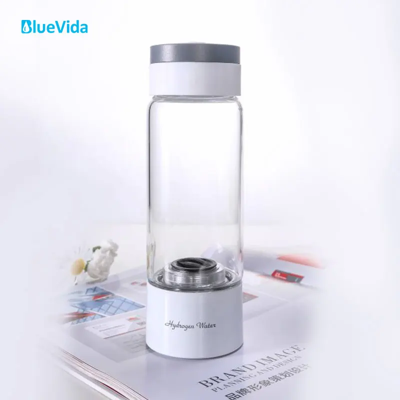 BlueVida SPE&PEM High concentration of hydrogen Water Generator with 2 work mode and self cleaning mode and can absorb hydrogen bluevida max 5000ppb hydrogen water generator spe