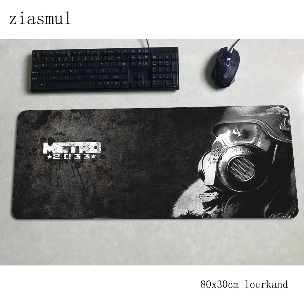 Метро 2033 коврик для мыши геймер милый 800x300x3 мм notbook игровой большой Лидер продаж