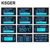 KSGER V3.1S OLED T12 Solder Iron Temperature STM32 Controller Welding Tools Electronic Soldering Wake-Sleep Shock 24V72W 6