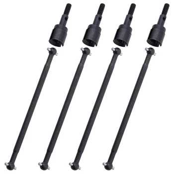 

08029 Dogbones 89.5mm & Stub Wheel Axle 02033 Drive Shaft for 1/10 Redcat HSP Exceed RC Car Truck Replacement Black