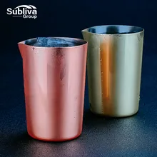 Нержавеющая сталь, олово для перемешивания, 500 мл, смешивающее стекло, Предпочитаемое профессионалами и любителями, сделайте свои собственные специальные Коктейльные инструменты