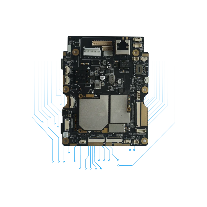 Совместимость с RK3288, RK3399AI распознавание лица макетная плата Android промышленный модуль управления